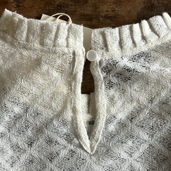 NWT Sezane Emma Blouse Ecru 10 - Picture 8 of 8